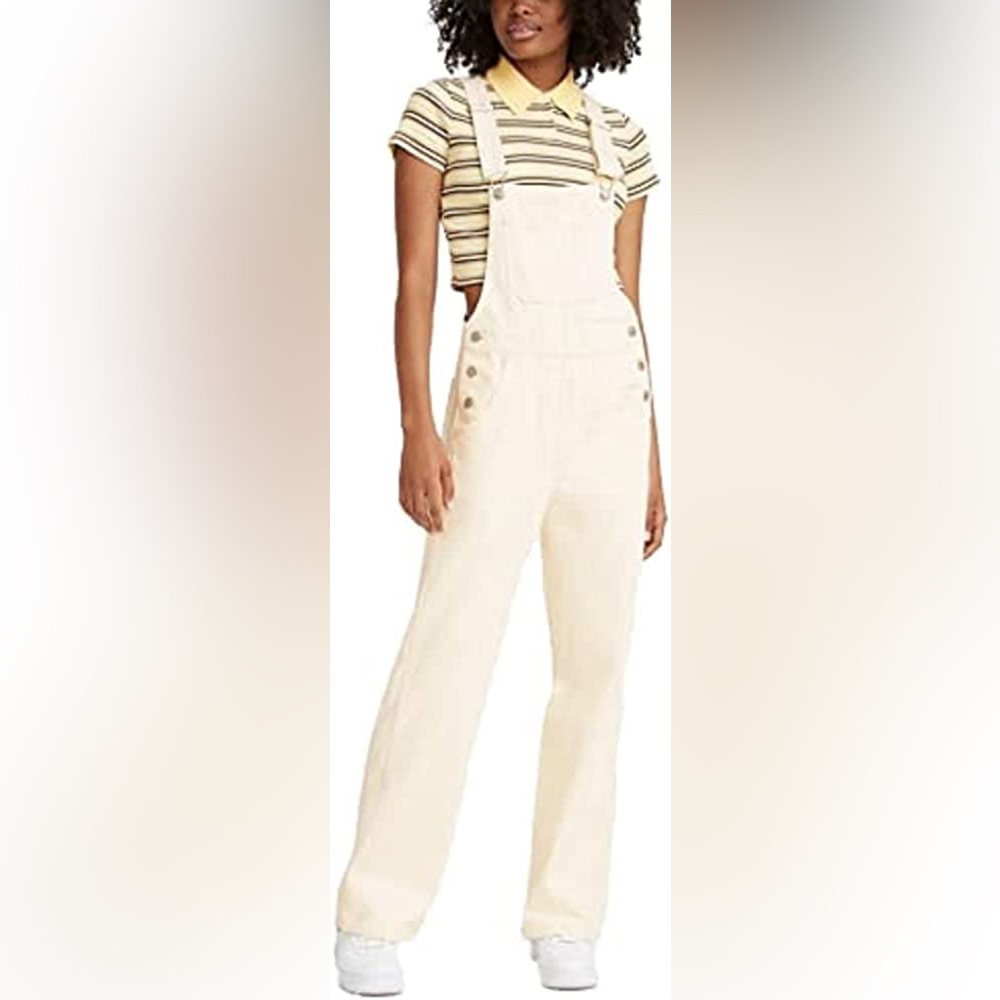 Levi Woman’s Utility Loose Overall in Ecru